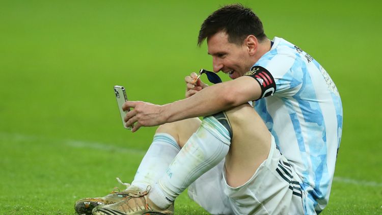 Leo Messi Argentina Copa America 2021 07/11/2021
