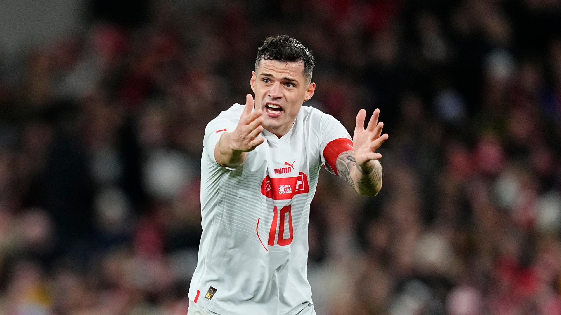 Schweiz Freundschaftsspiel Granit Xhaka 23032024
