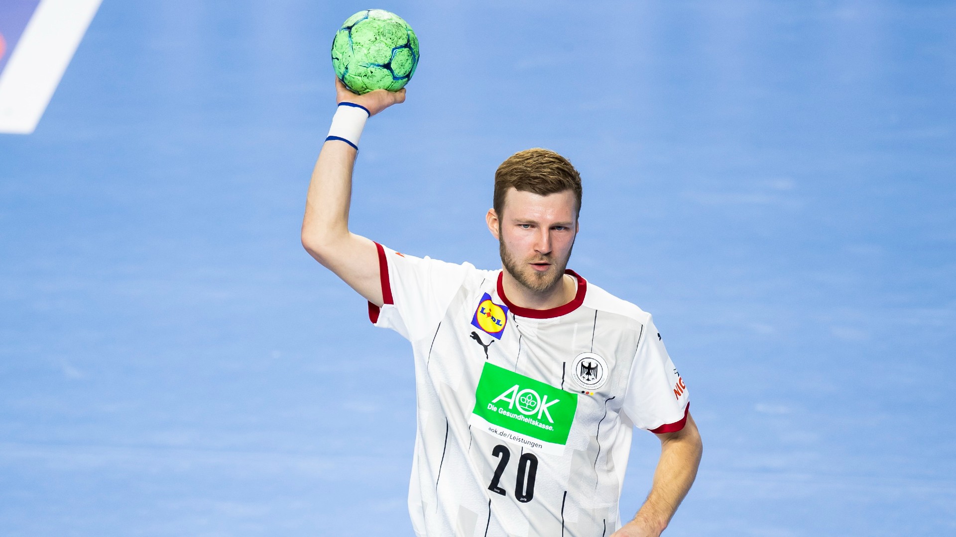 Philipp Weber Handball EM Qualifikation Deutschland Österreich 10012021