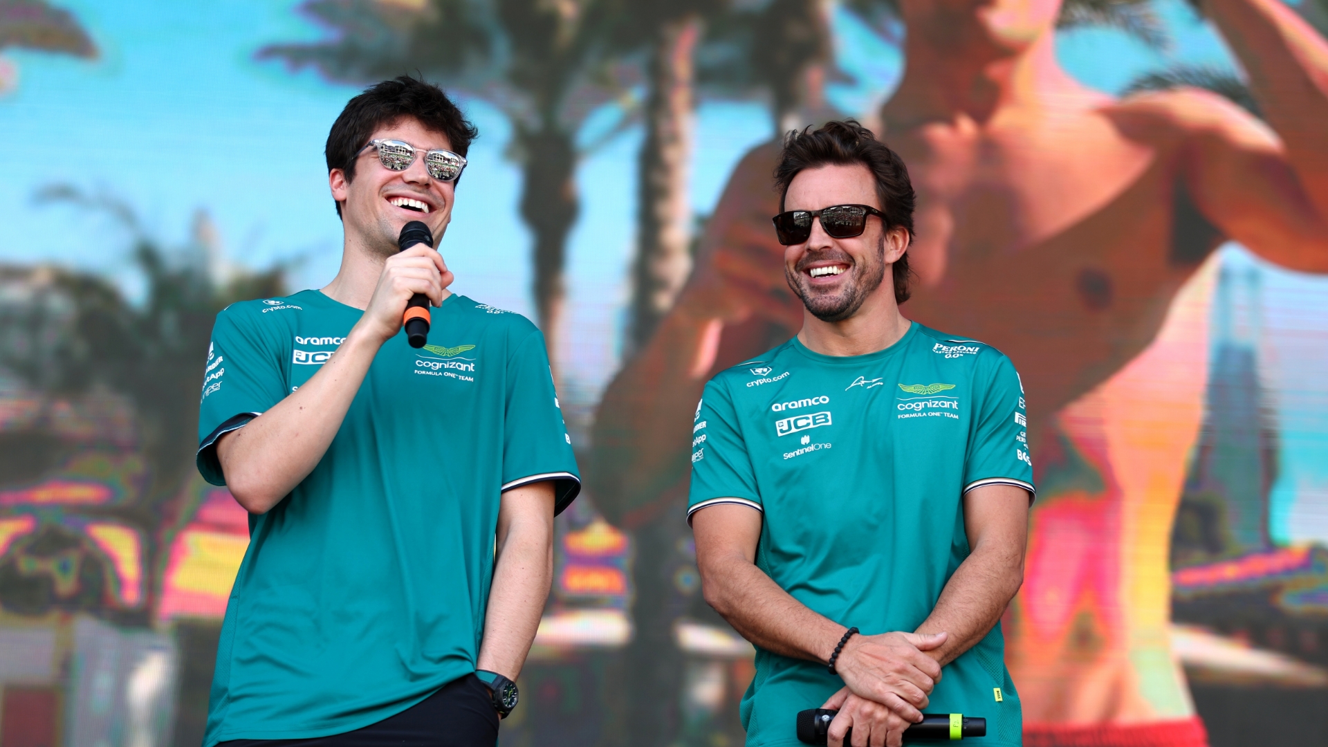 Lance Stroll Fernando Alonso
