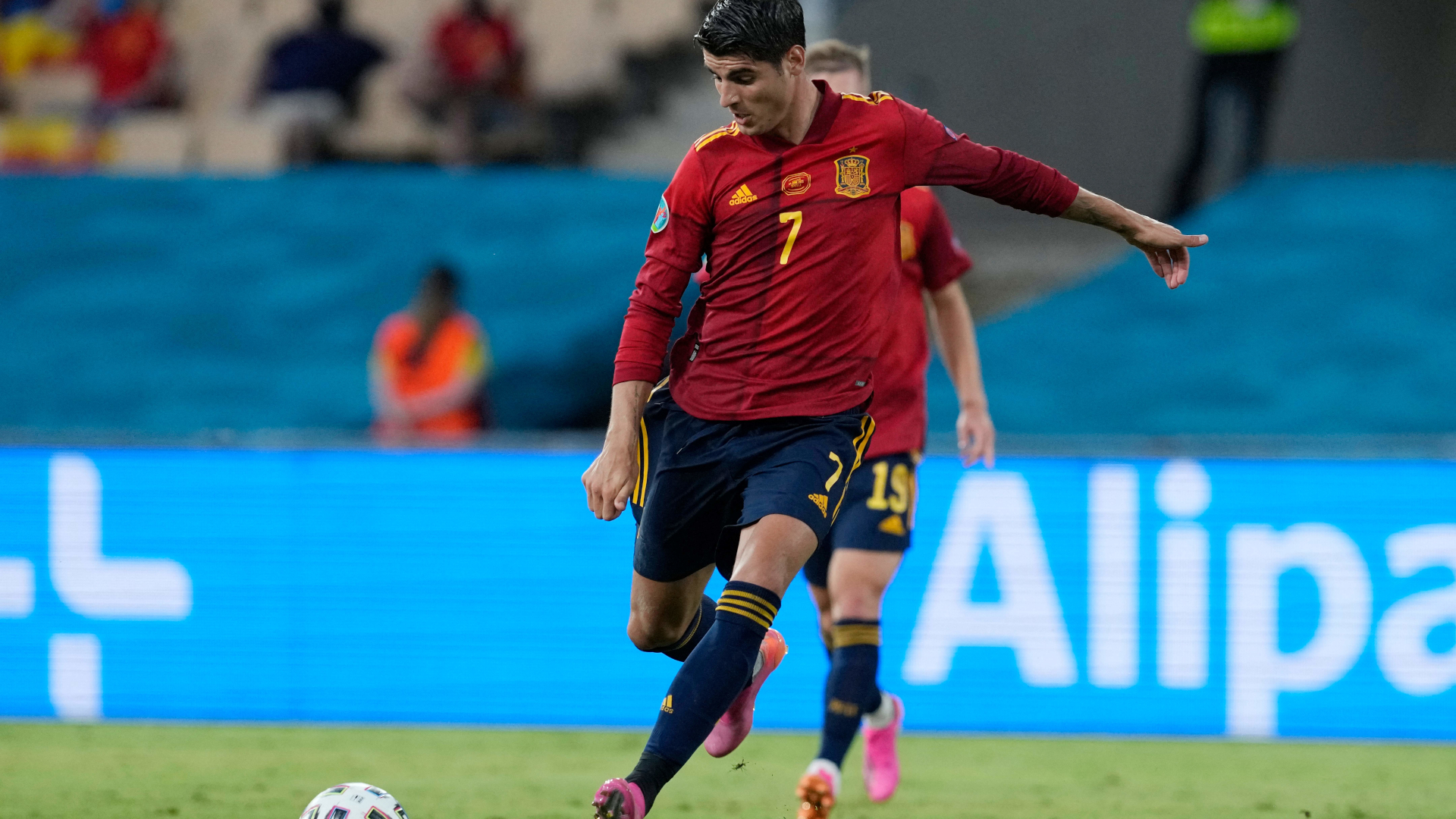 ONLY GER EURO 2020 Spanien vs. Schweden Alvaro Morata 14062021
