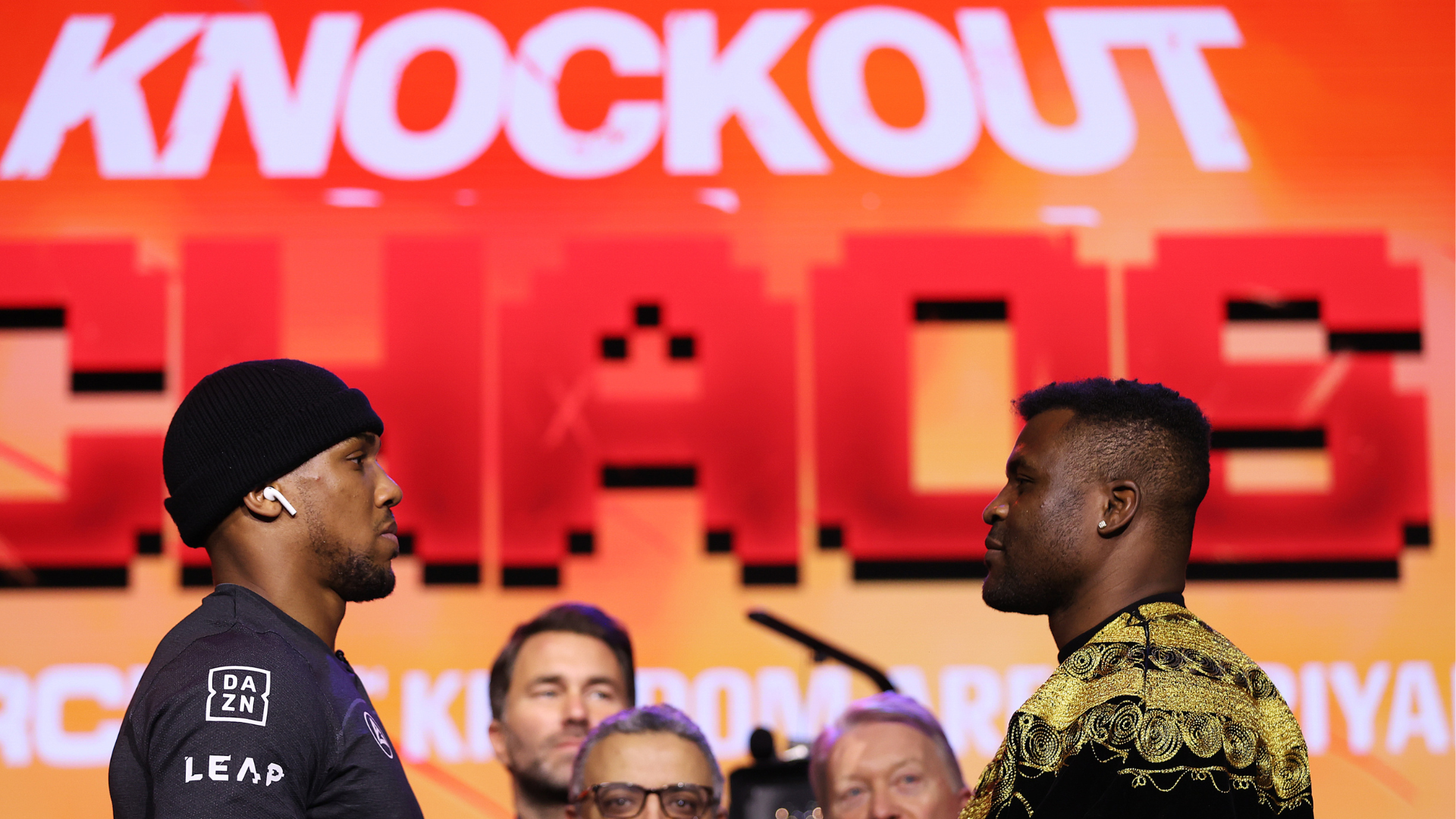 Anthony Joshua vs Ngannou Knockout Chaos