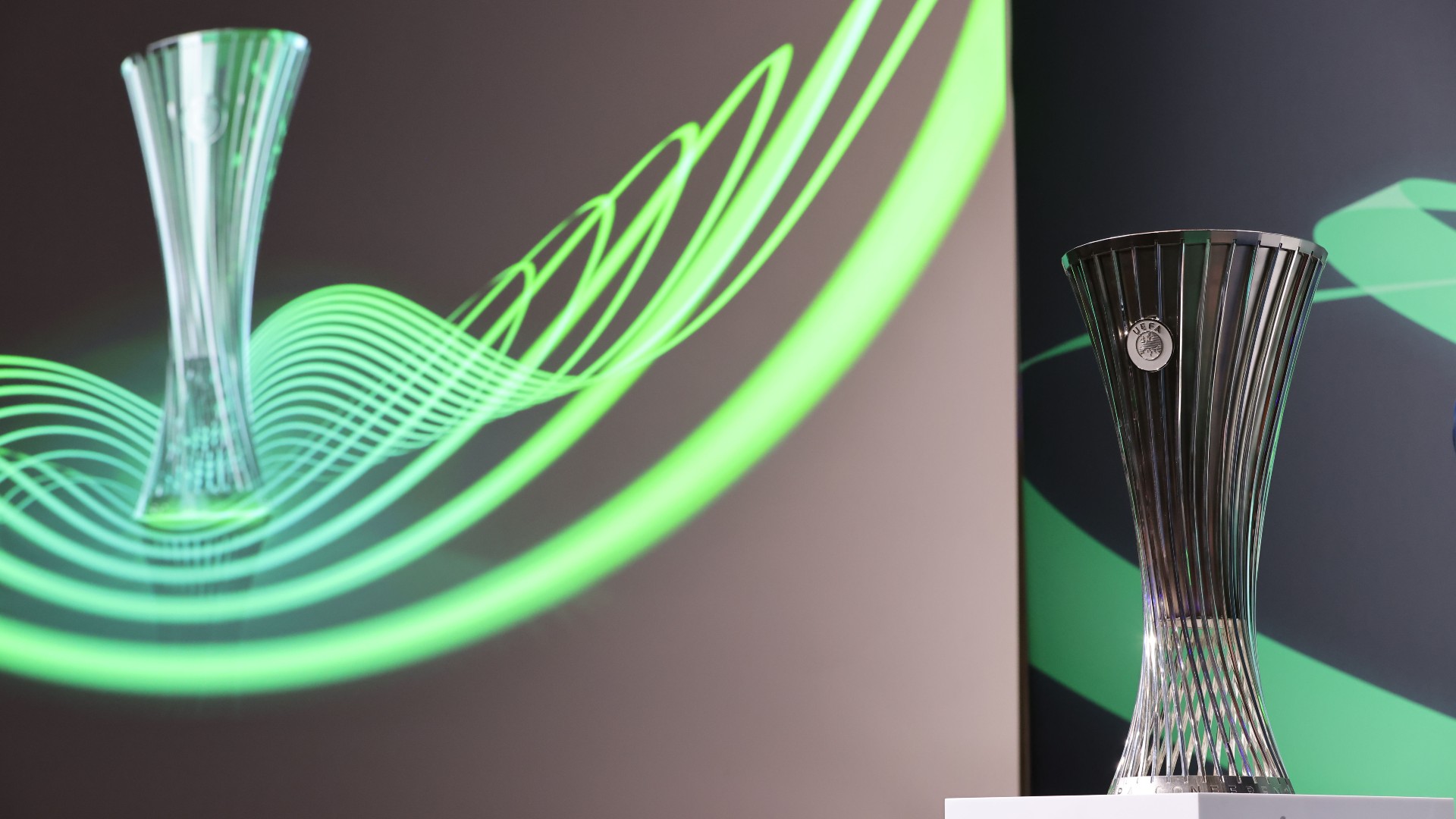 Conference League Pokal Trophäe Nyon 18032022