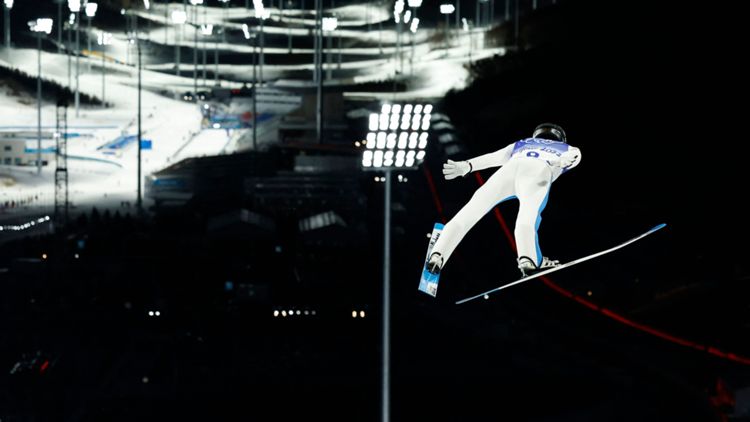 Olympische Spiele Peking 2022 Peter Prevc Slowenien Skispringen 07022022