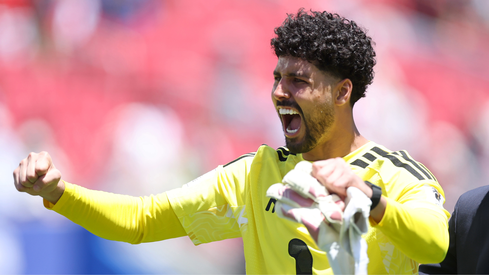 Qatar Goalkeeper Mahmoud Abunada