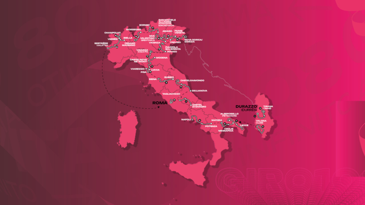mappa giro italia 2025