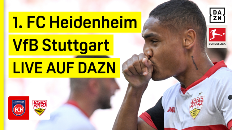 1. FC Heidenheim VfB Stuttgart Bundesliga DAZN Header