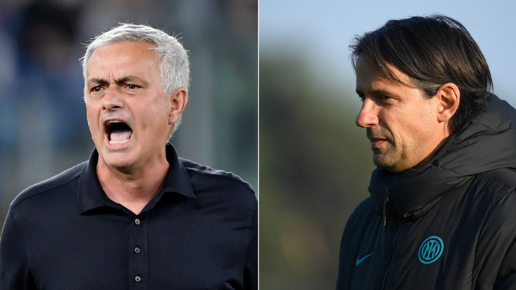 Mourinho e Inzaghi, Roma-Inter