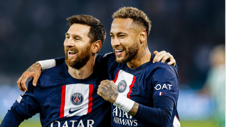 Neymar Messi PSG