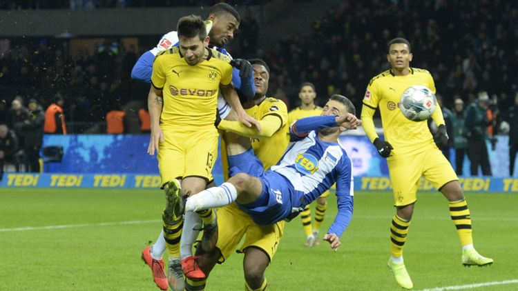 Bundesliga Hinspiel Hertha BSC Borussia Dortmund Saison 20192020