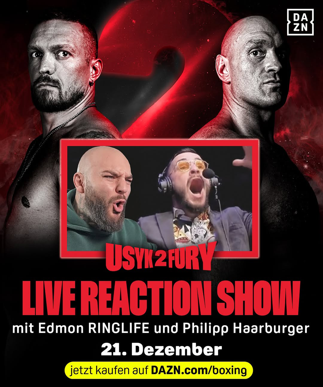 Usyk Fury 2 Banner Ringlife Live Reaction Show