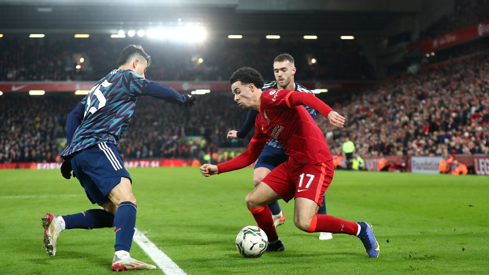 FC Liverpool FC Arsenal Curtis Jones Gabriel Martinelli Carabao Cup 13012022