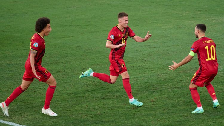 Eden Hazard Belgien EURO 2020 Portugal Achtelfinale 27062021