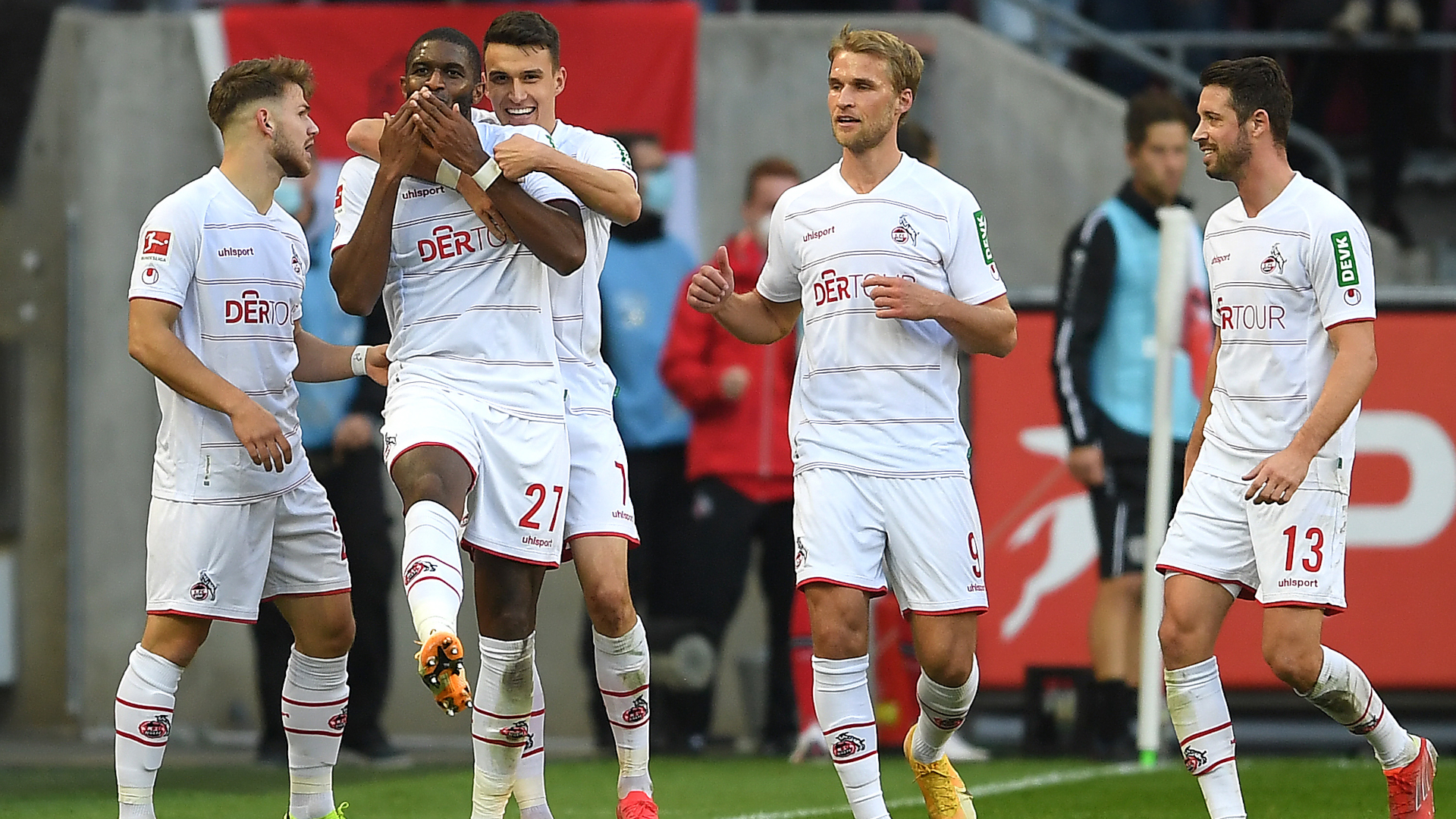 ONLY GER Bundesliga 1. FC Köln Anthony Modeste Jubel 24102021