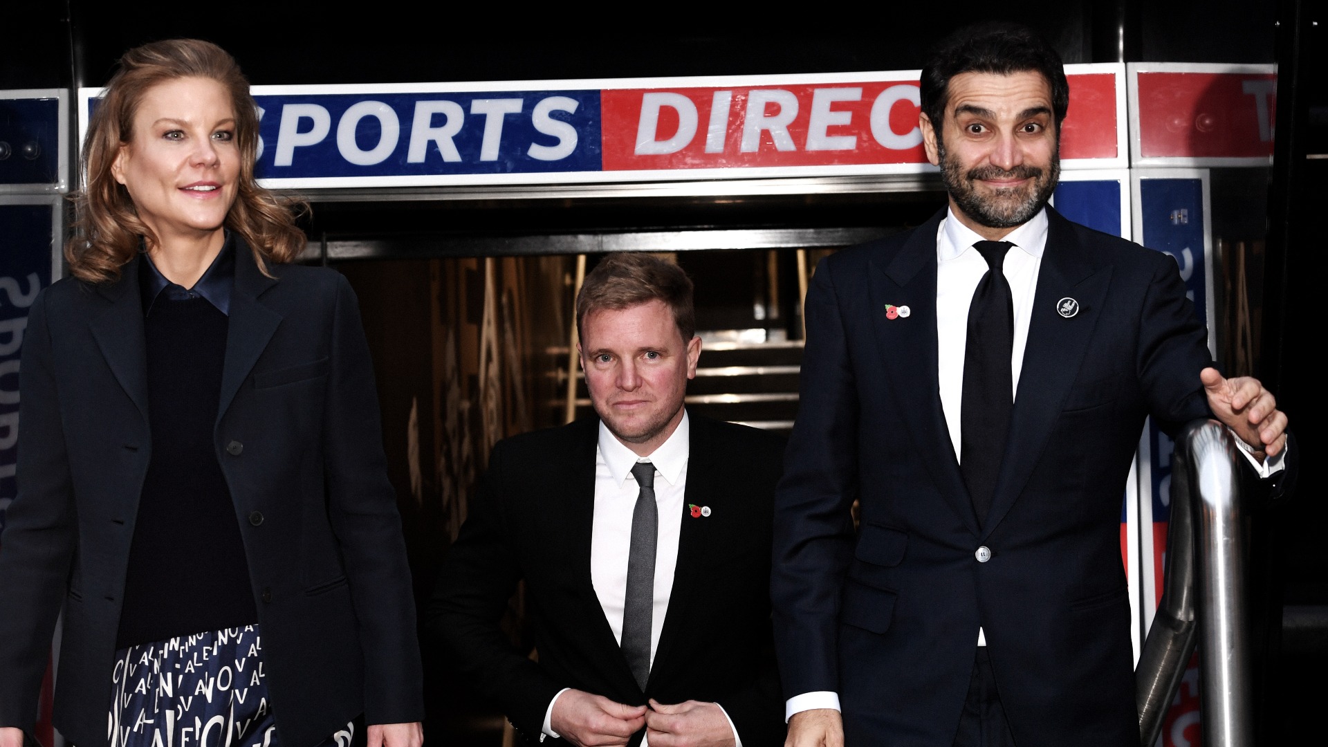 2021-11-10-Newcastle-Eddie Howe-Amanda Staveley and Mehrdad Ghodoussi