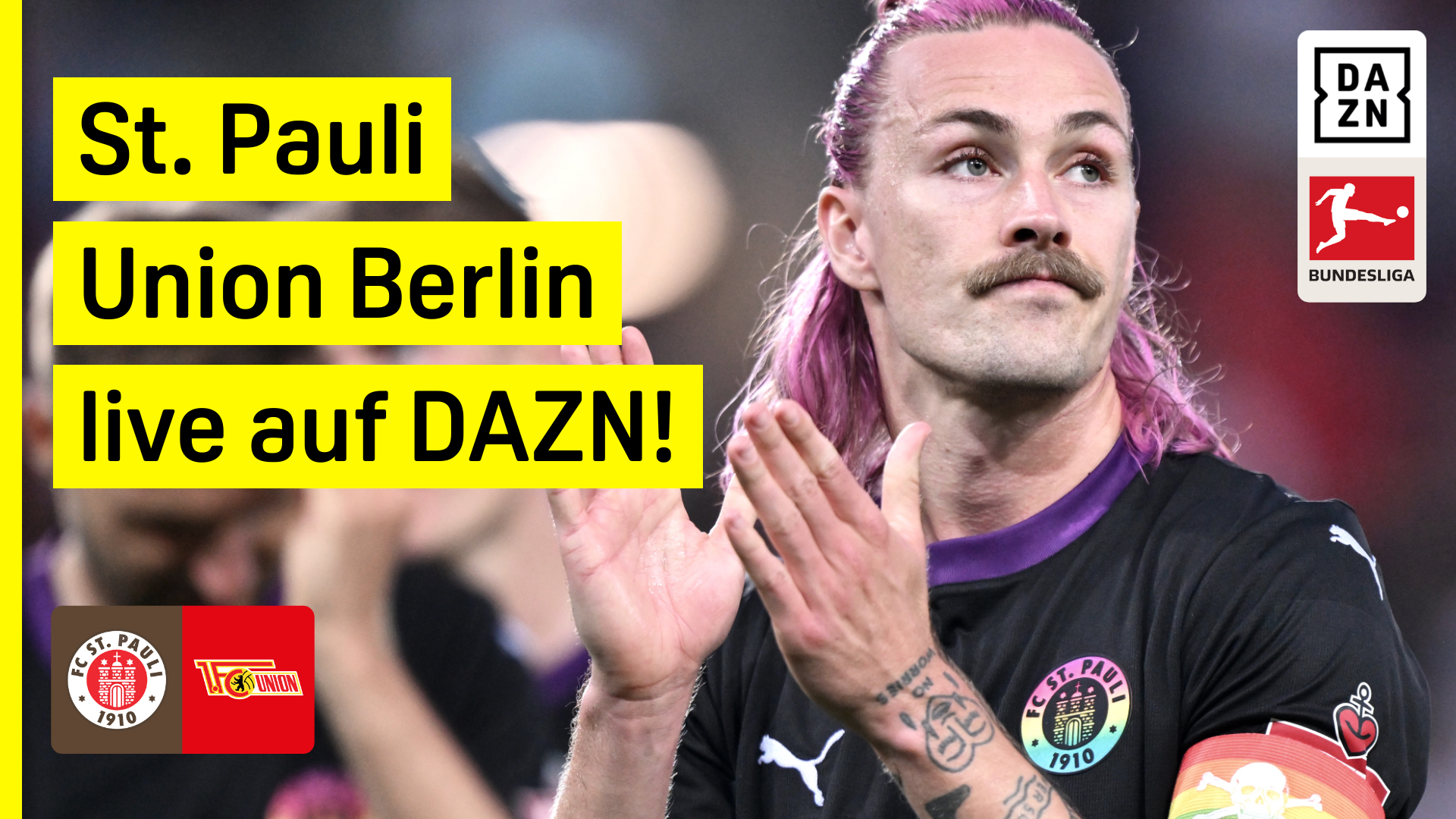 St. Pauli Union Berlin Bundesliga DAZN Header
