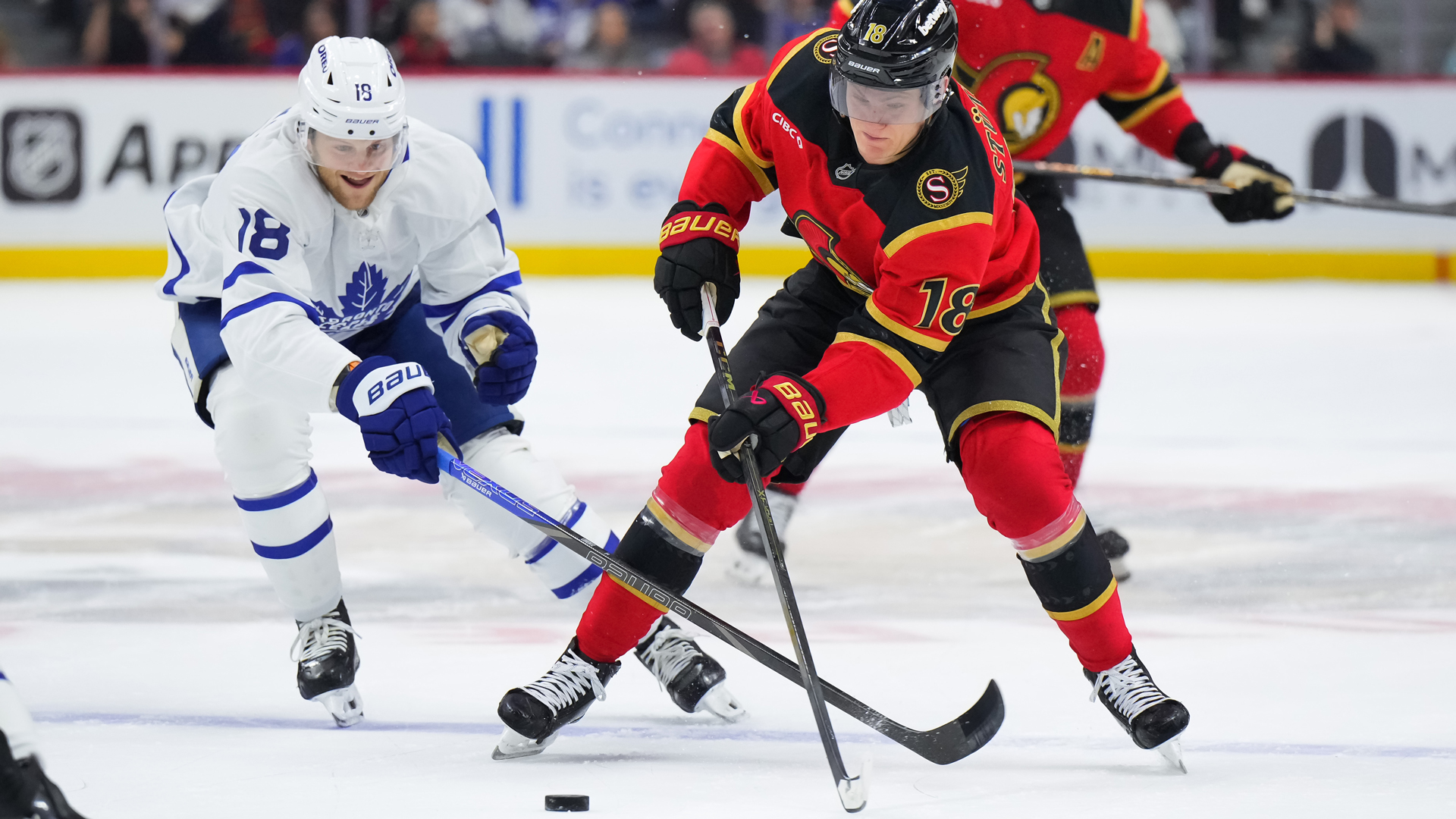 NHL Ottawa Senators Tim Stützle Toronto Maple Leafs