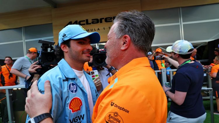 Zak Brown, Carlos Sainz
