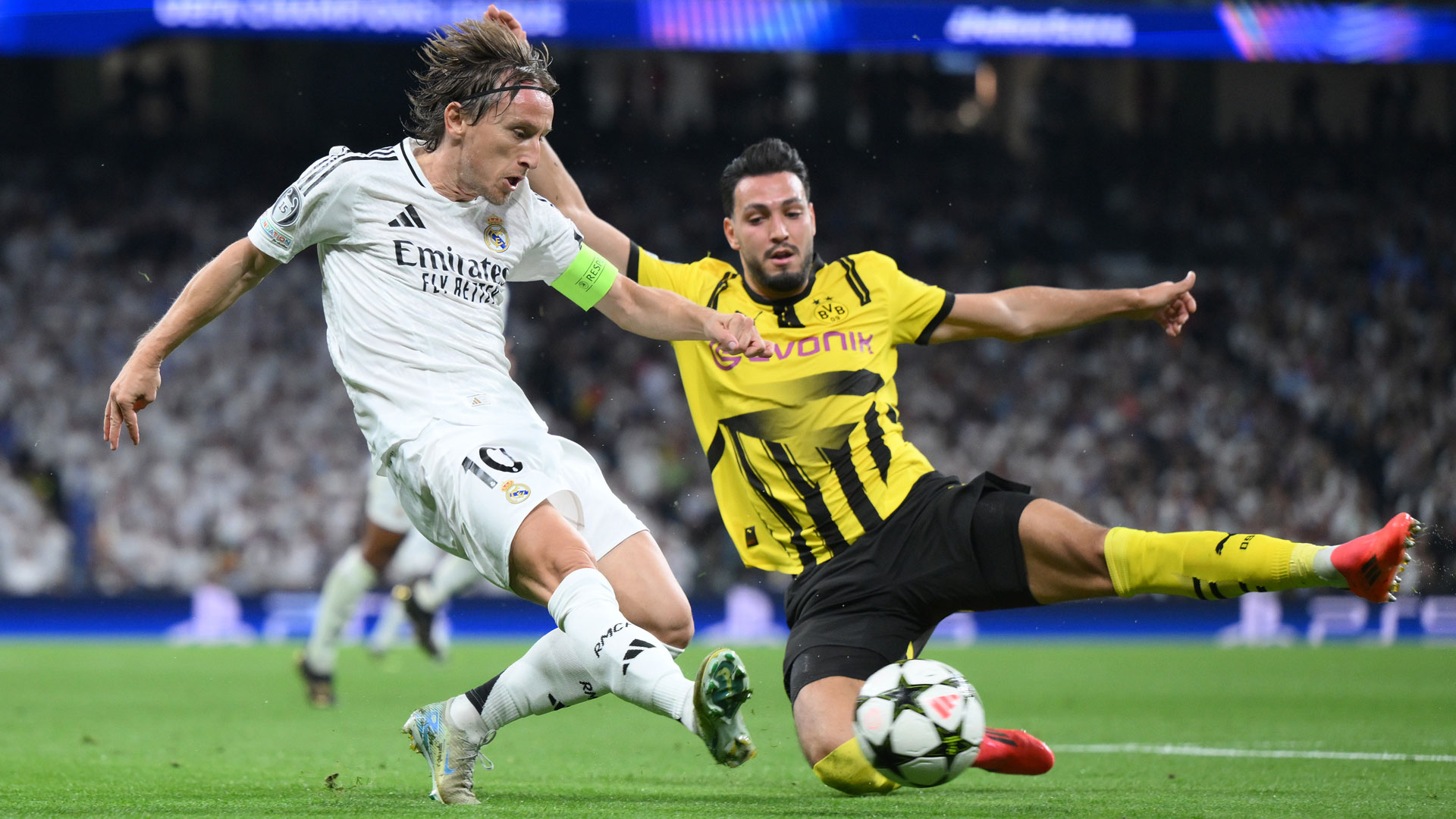 Real Madrid BVB Borussia Dortmund Luka Modric Ramy Bensebaini UEFA Champions League 22102024