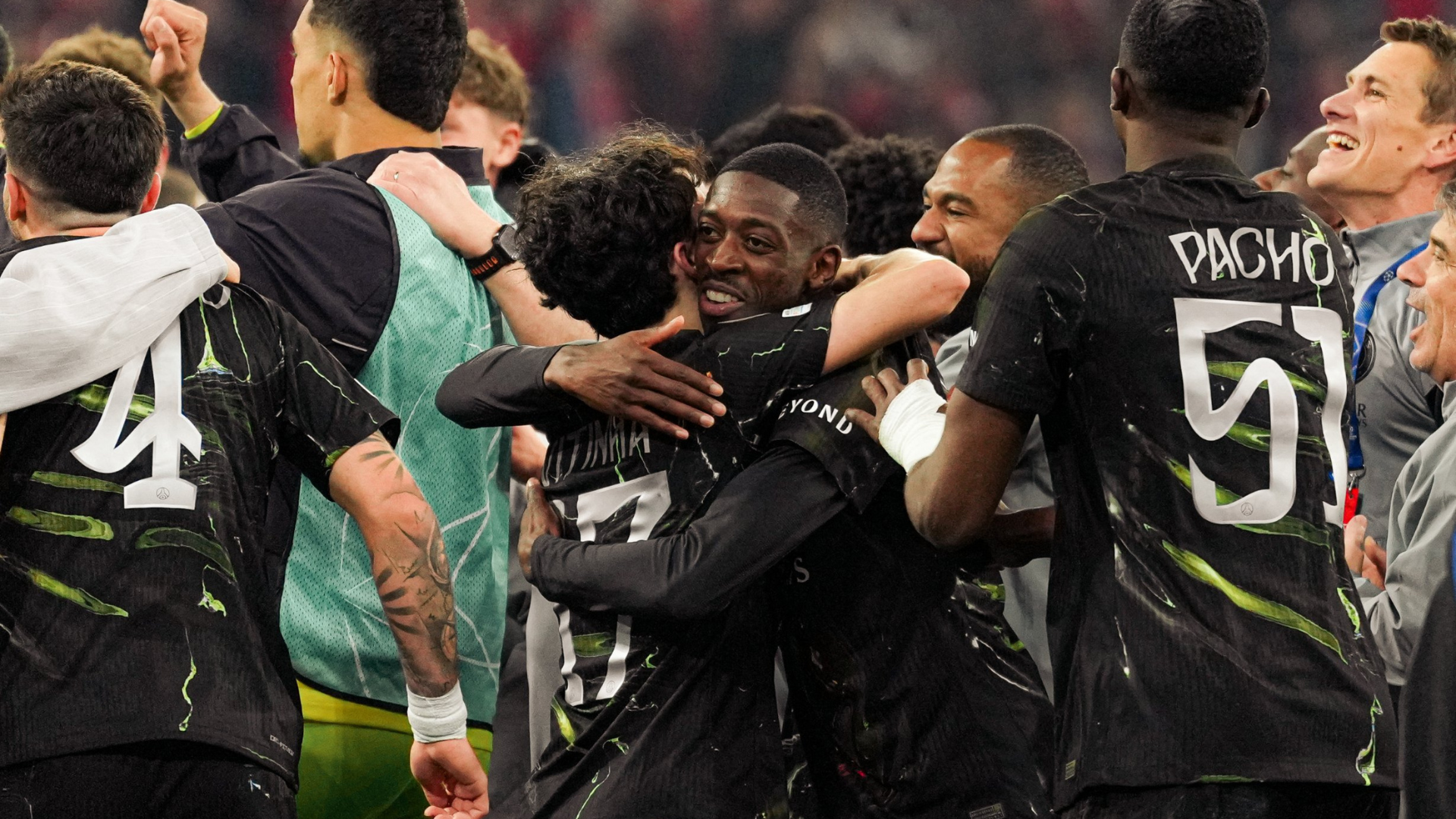 Dembélé, Vitinha, Bayern Munich vs PSG, Champions League 2025/2026