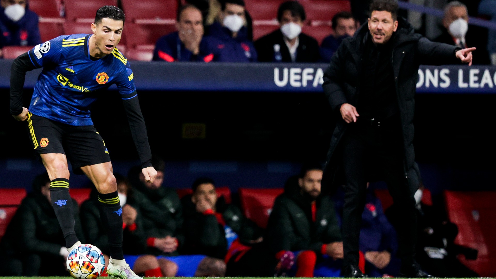 Manchester United Cristiano Ronaldo Diego Simeone Atletico Madrid Champions League 23022022