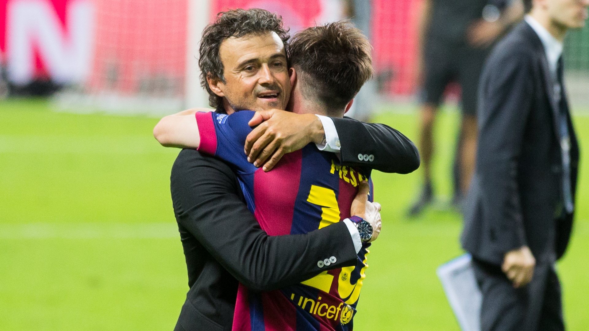 Luis Enrique y Messi
