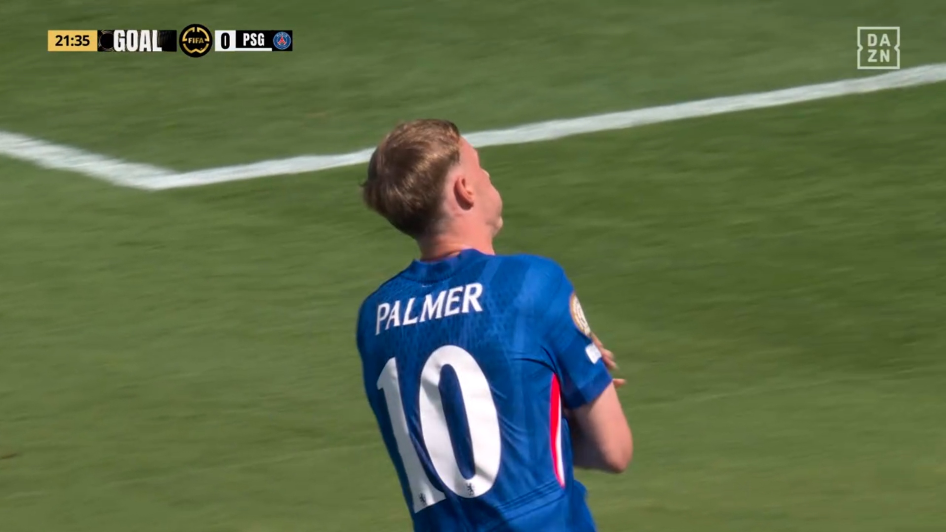 Palmer celebra gol final