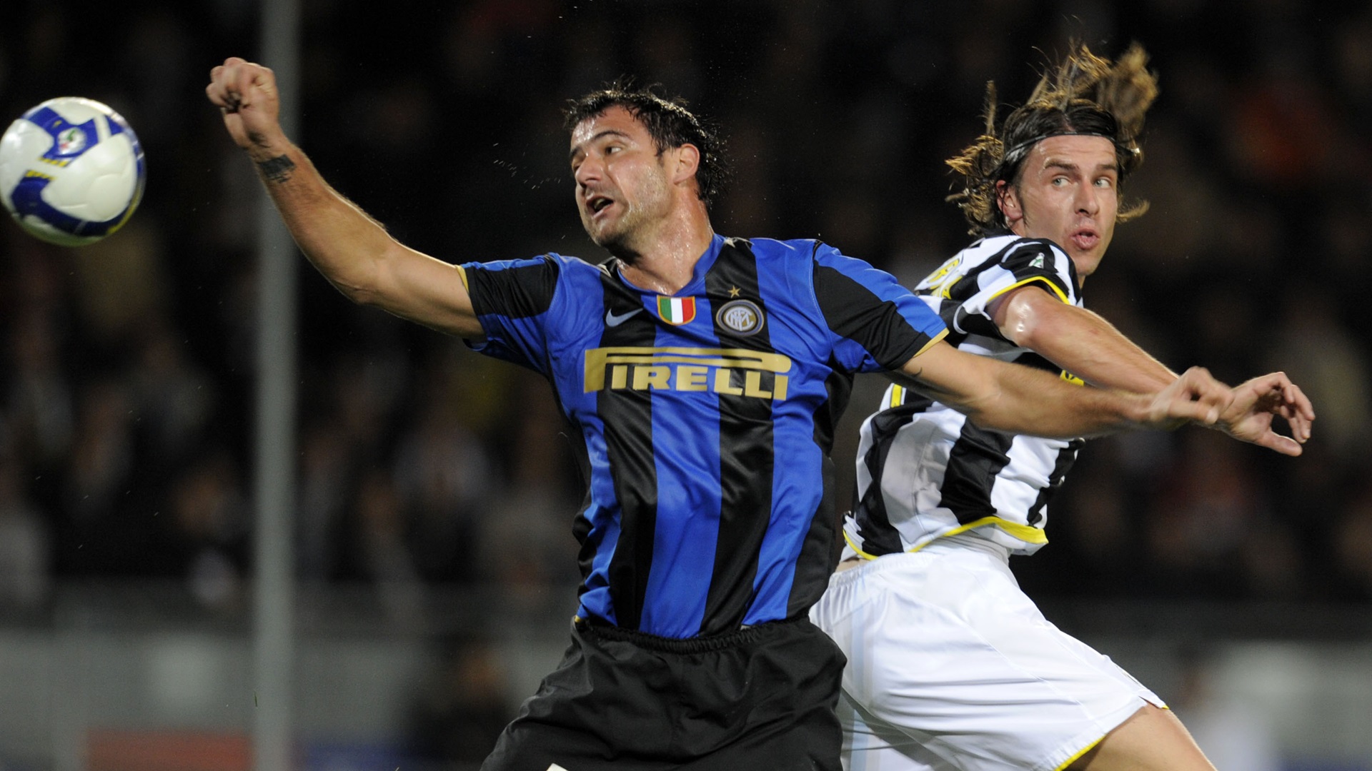 Stankovic e Grygera in Juventus-Inter 1-1 del 2009