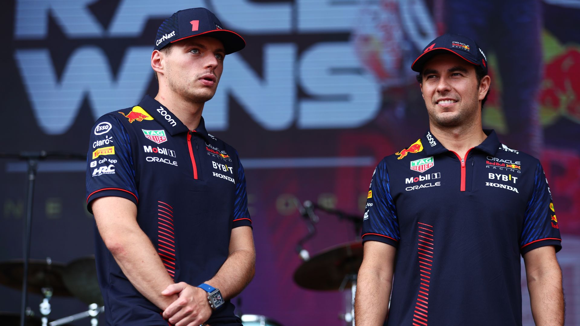 Checo Pérez Max Verstappen