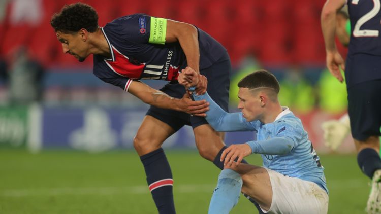 Marquinhos Phil Foden Champions League 28052021