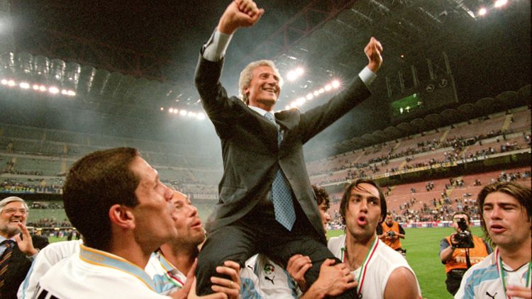 Cragnotti festeggia la vittoria della Coppa A San Siro