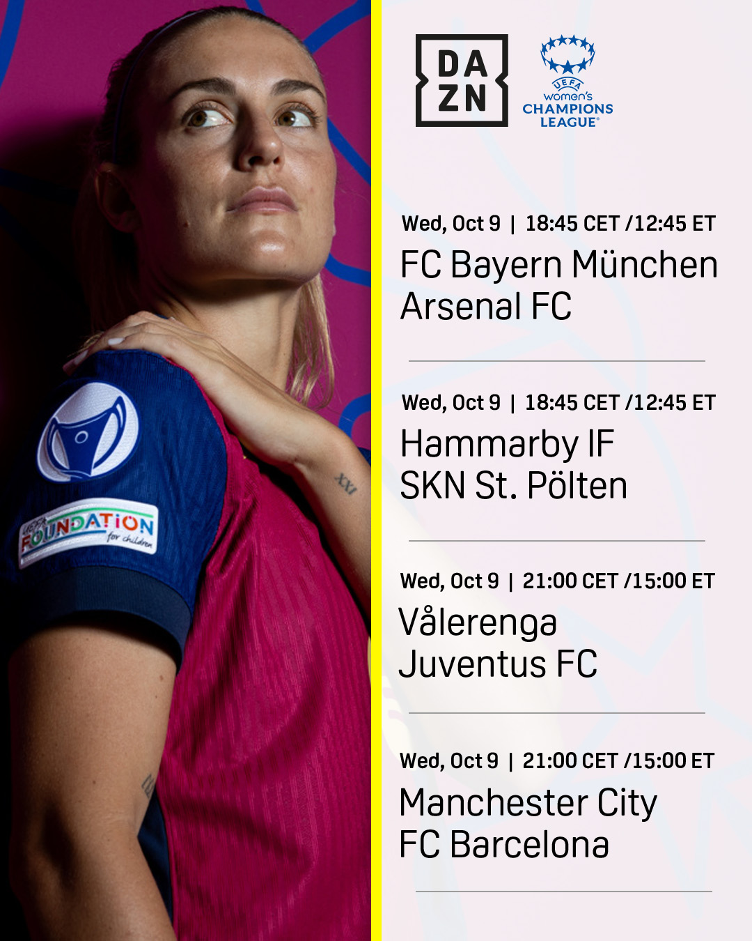 uwcl md1 schedule