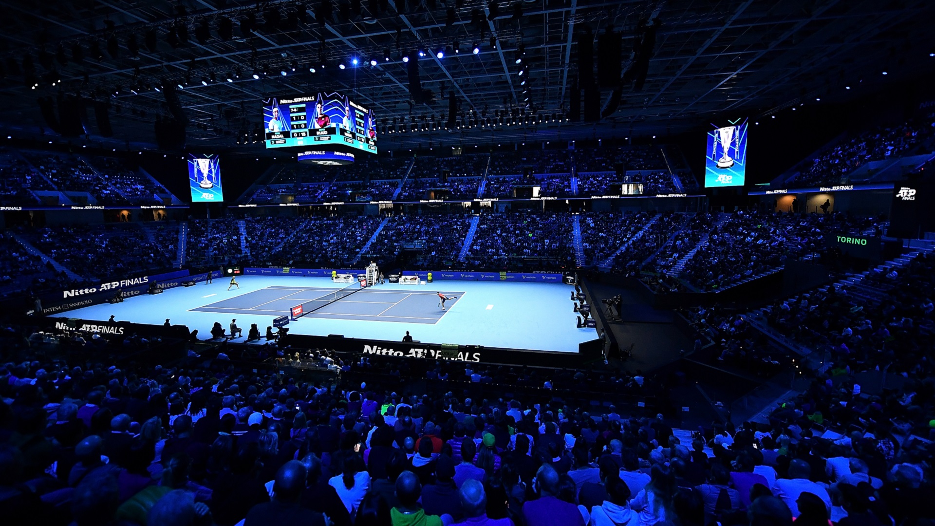 Il Pala Alpitour durante le Nitto Atp Finals