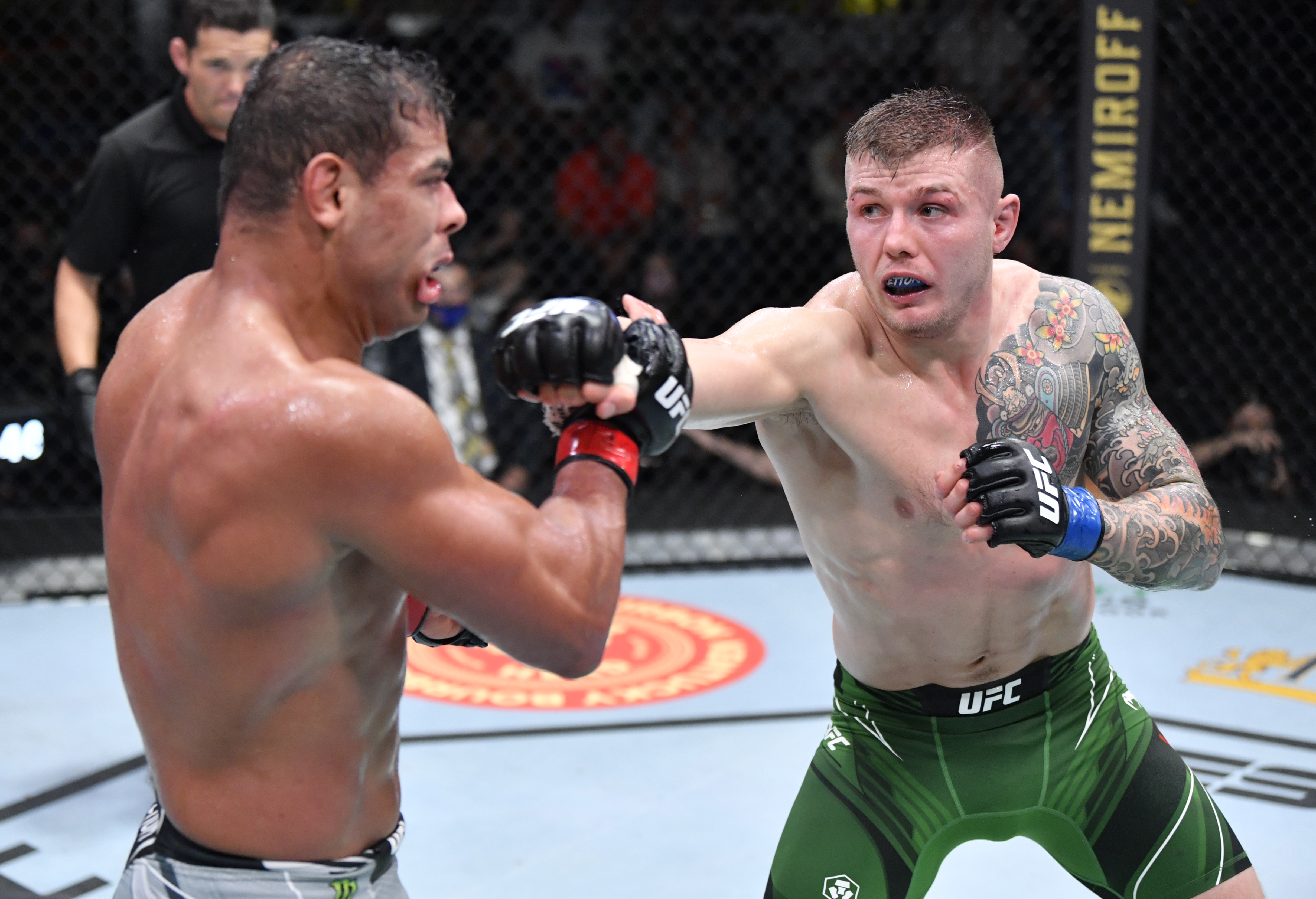 Marvin Vettori in azione, UFC