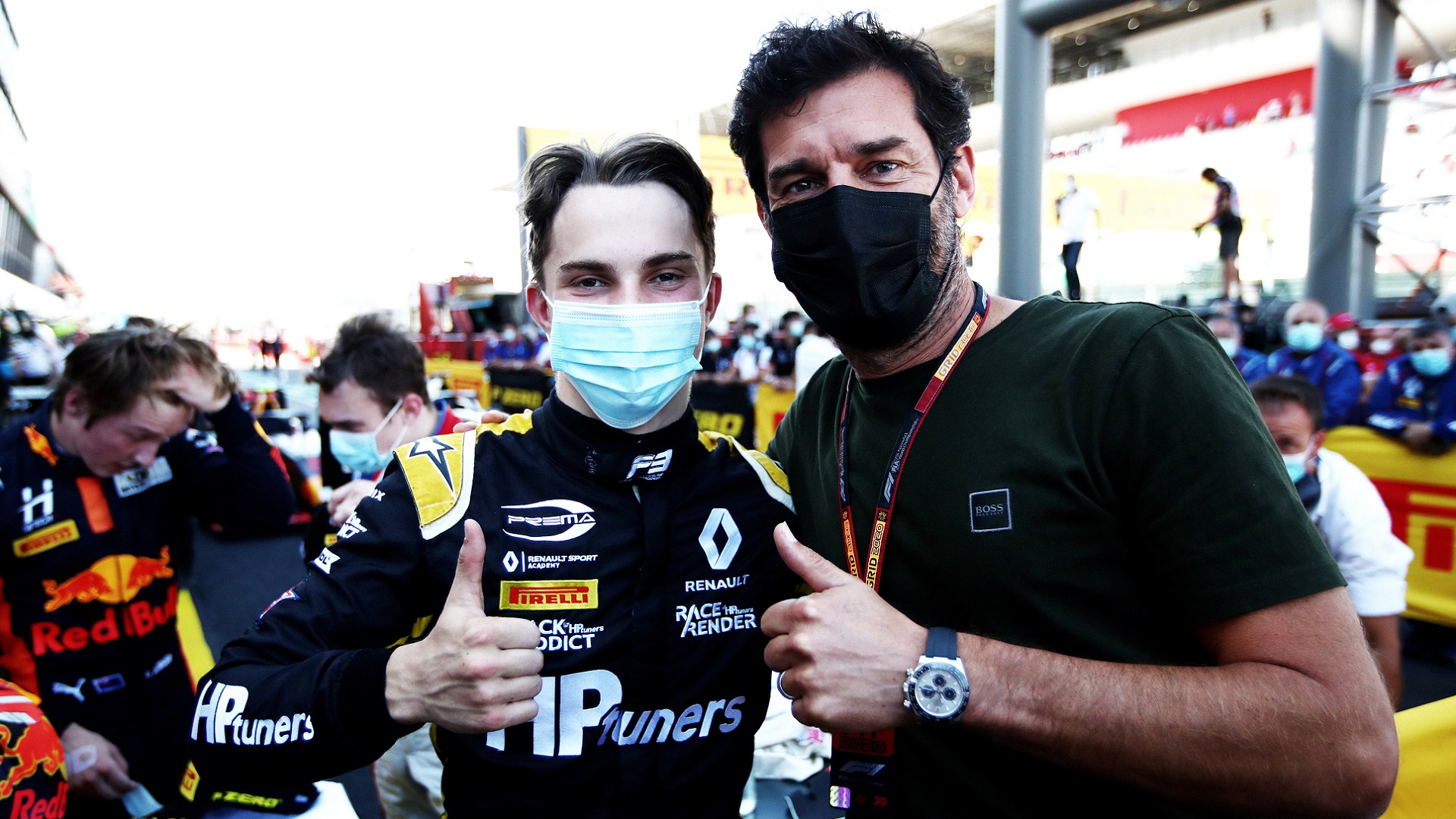 2021-12-29 Oscar Piastri Mark Webber F1 Formula 1