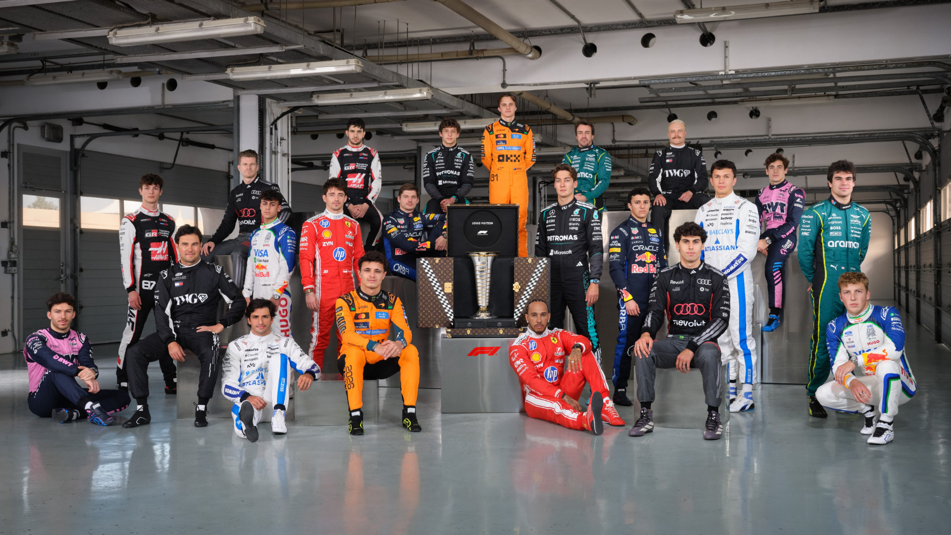 F1 2026, Fórmula 1 2026, parrilla, Fernando Alonso, Carlos Sainz, Max Verstappen, Lando Norris, Lewis Hamilton, Franco Colapinto, Checo Pérez