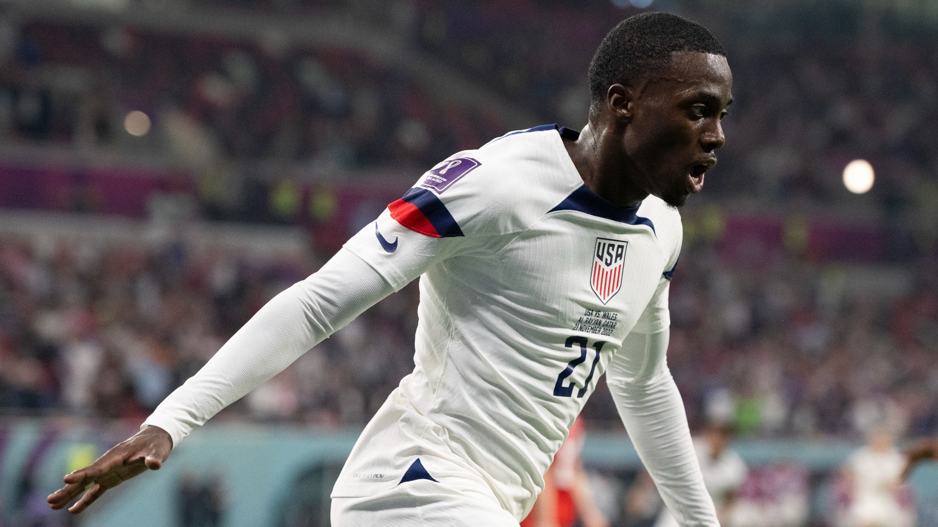 Timothy Weah USA World Cup Mundial 2022