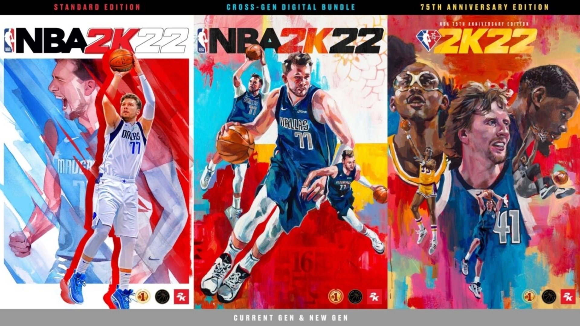 NBA 2K22 portadas