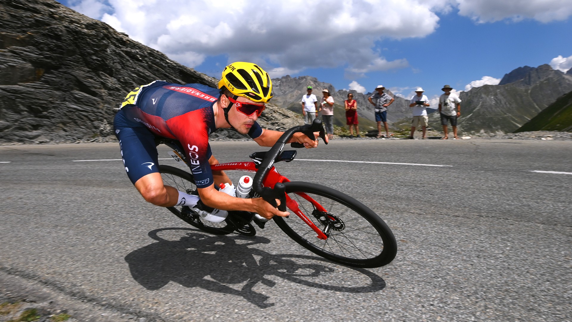 Tour de France 2022, Thomas Pidcock in discesa dal Galibier