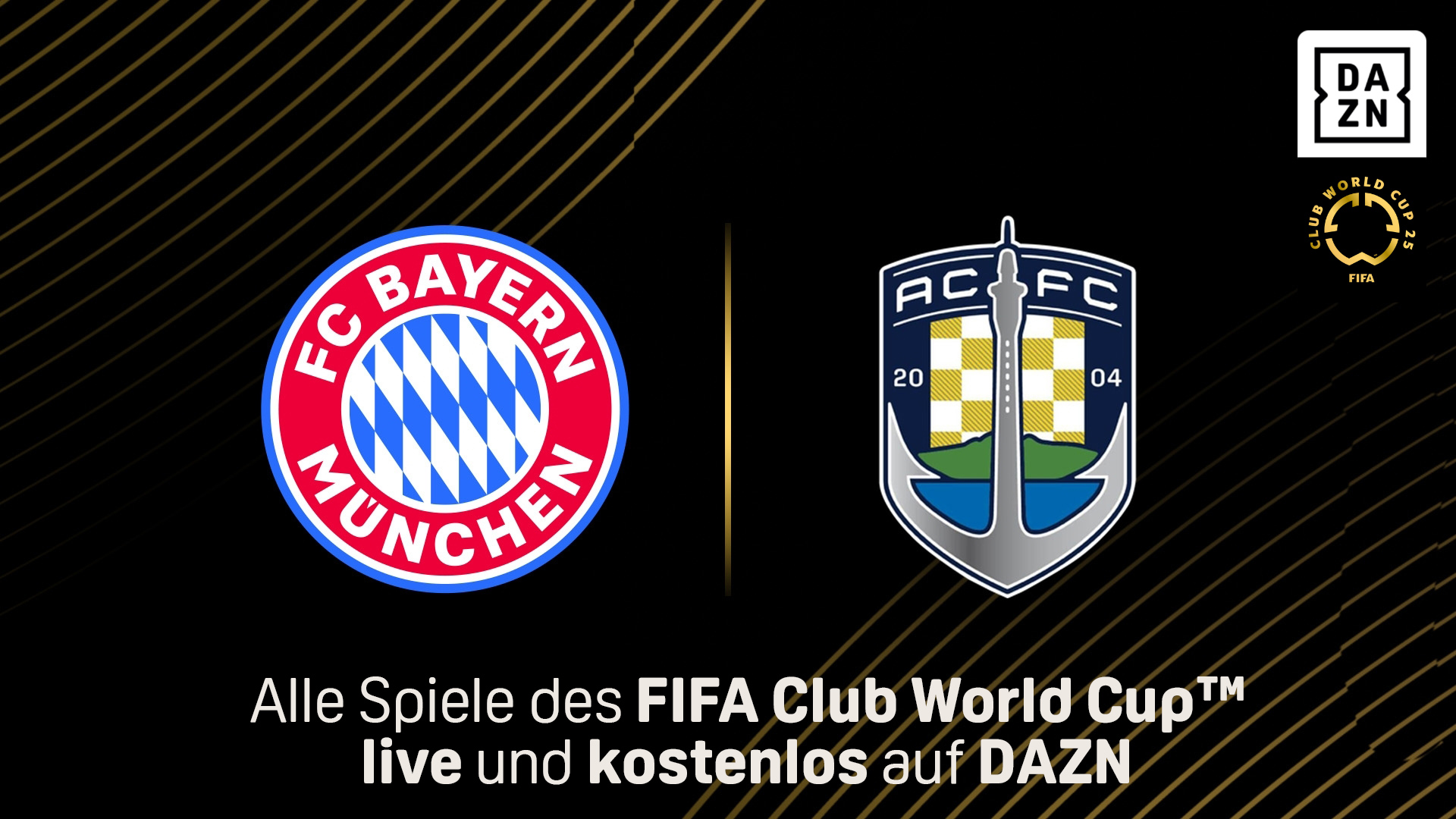 FC Bayern Auckland City Club Worlc Cup DAZN Header