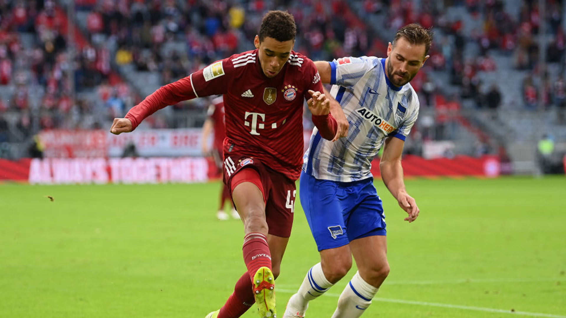 Lucas Tousart Jamal Musiala Hertha BSC FC Bayern 28082021