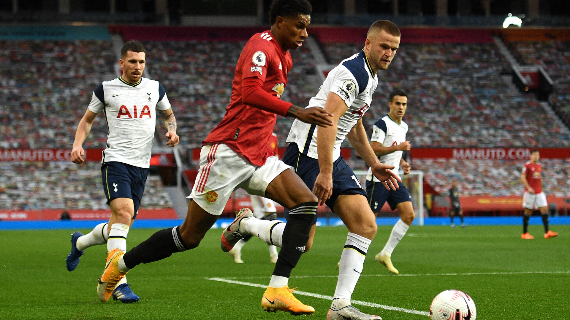 ONLY GERMANY Marcus Rashford Manchester United vs Eric Dier Tottenham Hotspur 04102020