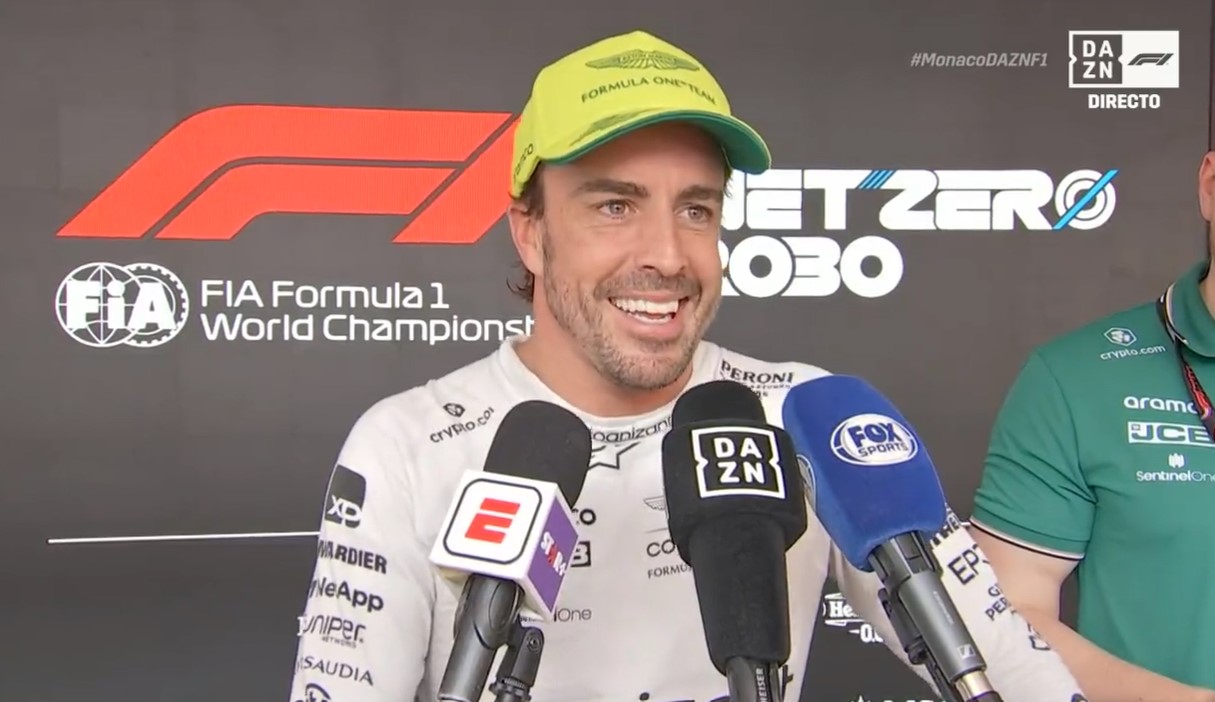 Fernando Alonso, Aston Martin, GP Mónaco, Fórmula 1, F1, DAZN