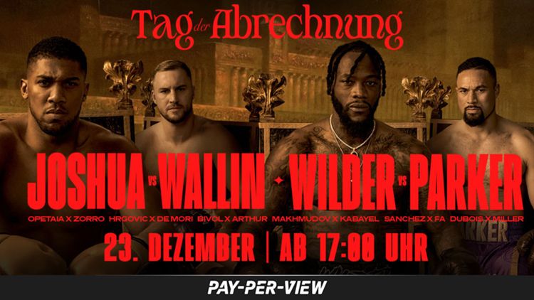 Tag der Abrechnung Banner Anthony Joshua Otto Wallin 23122023 #1
