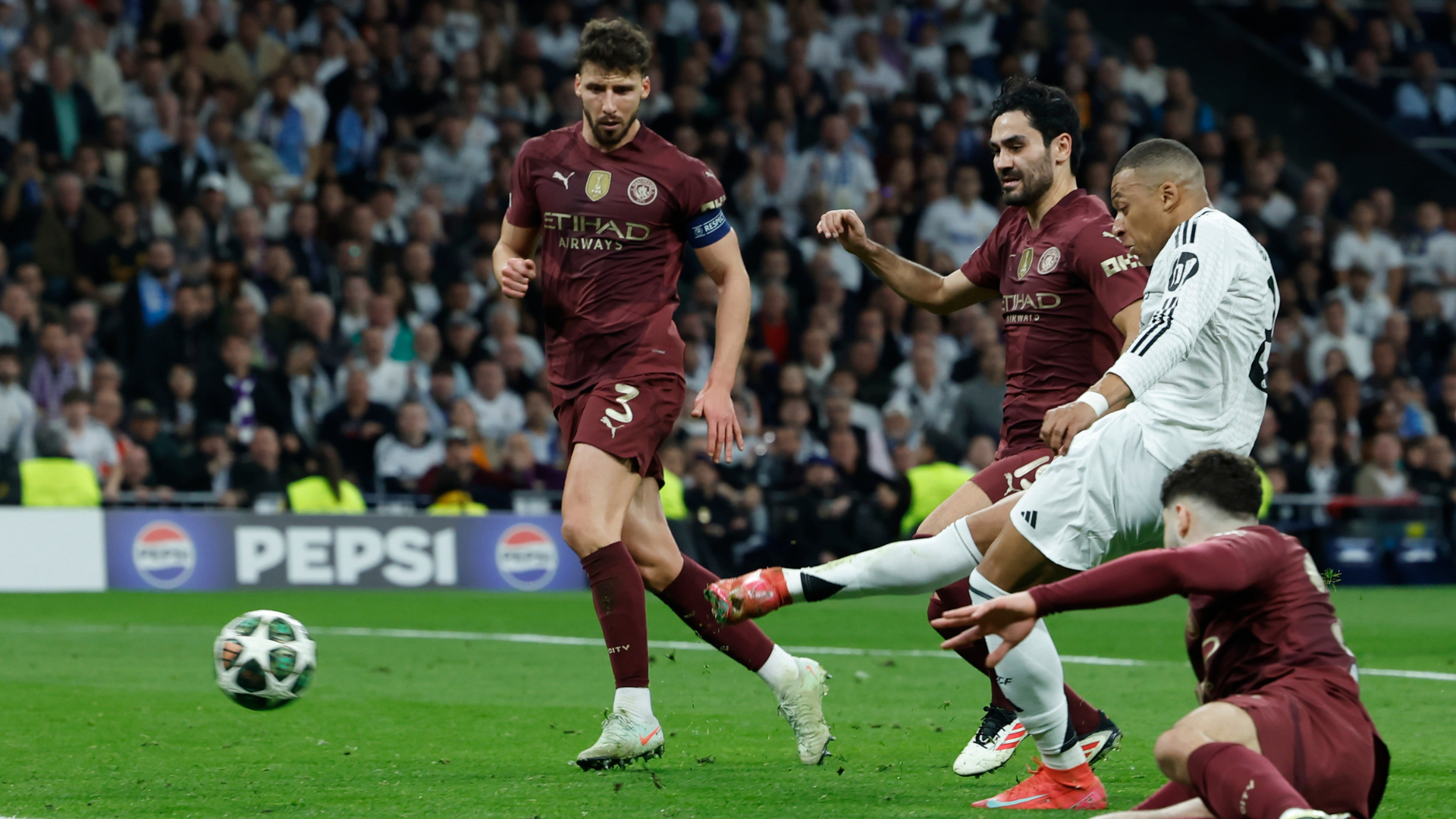 Real Madrid vs Manchester City, Champions League 2024/25, Mbappé