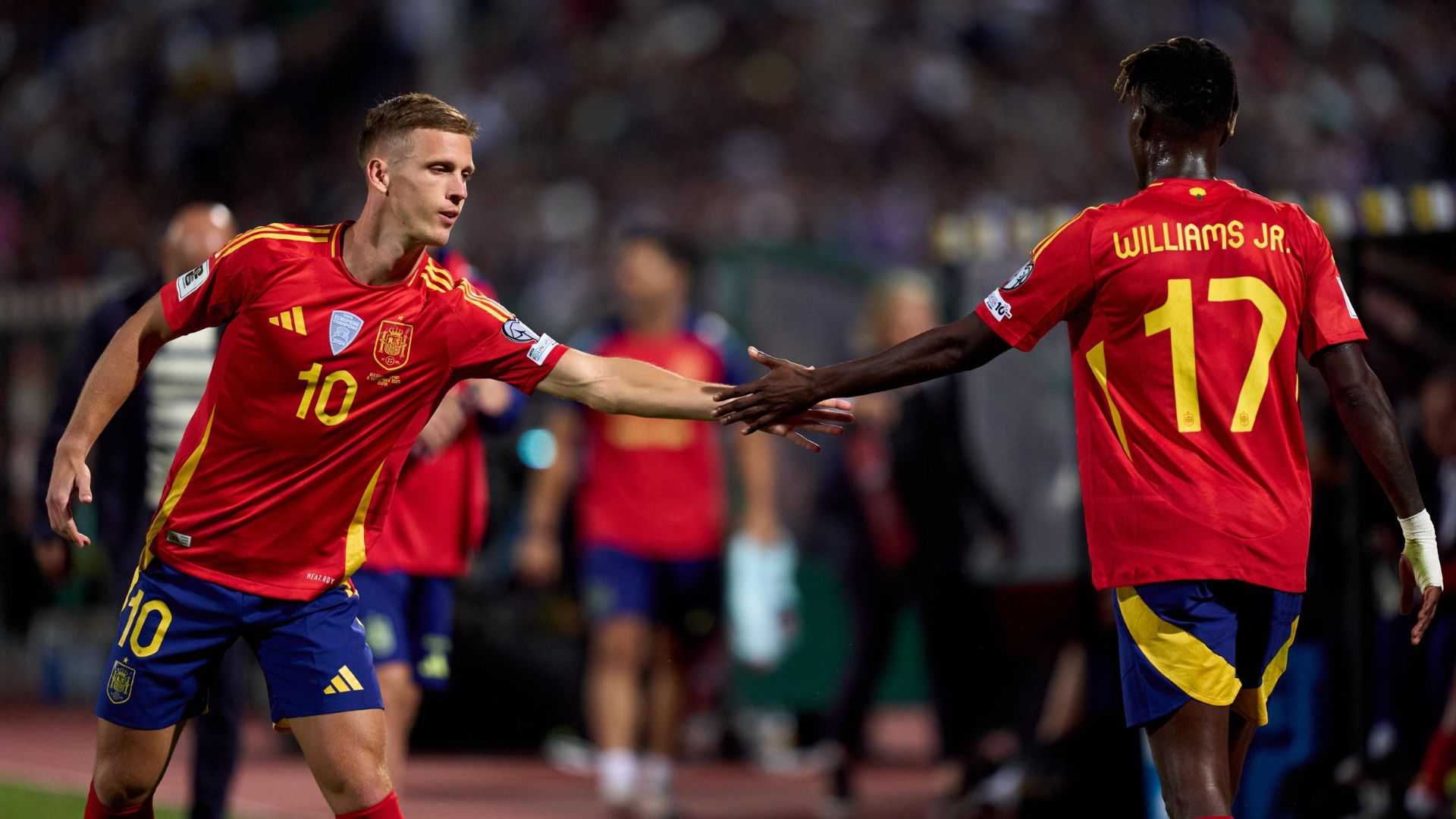 Dani Olmo, Nico Williams, España