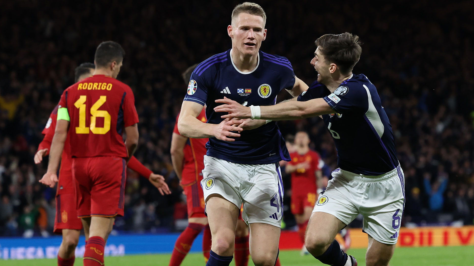 Scot McTominay Schottland Spanien EM-Qualifikation 28032023
