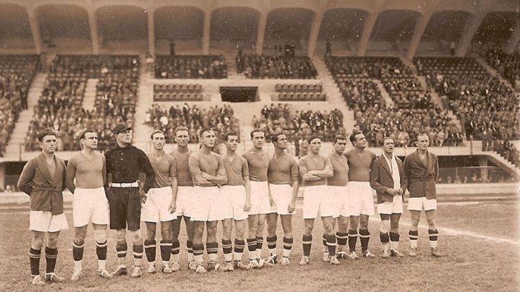 Fiorentina-Admira Vienna allo Stadio Berta nel 1931