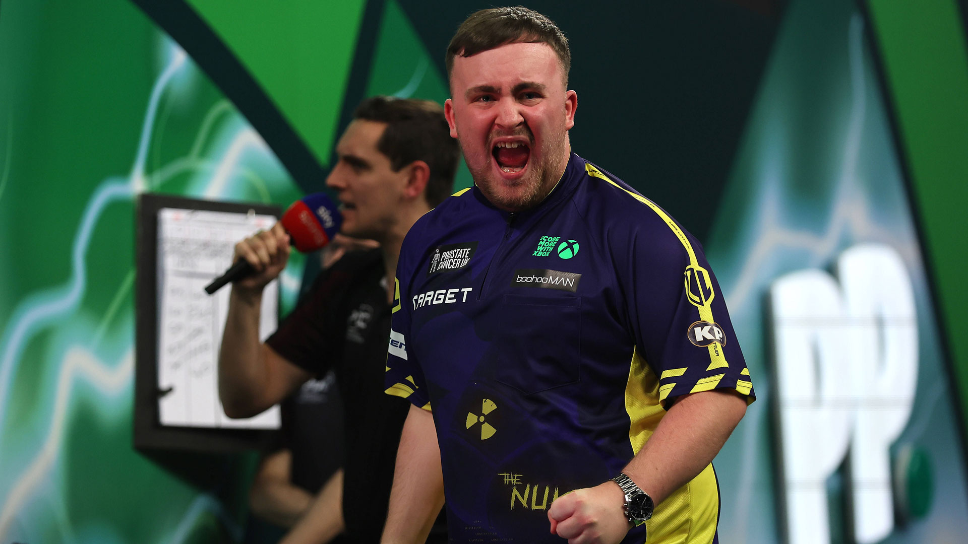 Luke Littler Darts-WM Weltmeisterschaft 28122024