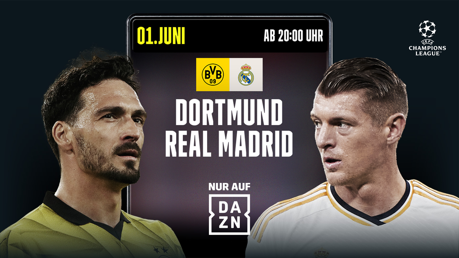Borussia Dortmund BVB Real Madrid Champions League Finale Asset Header